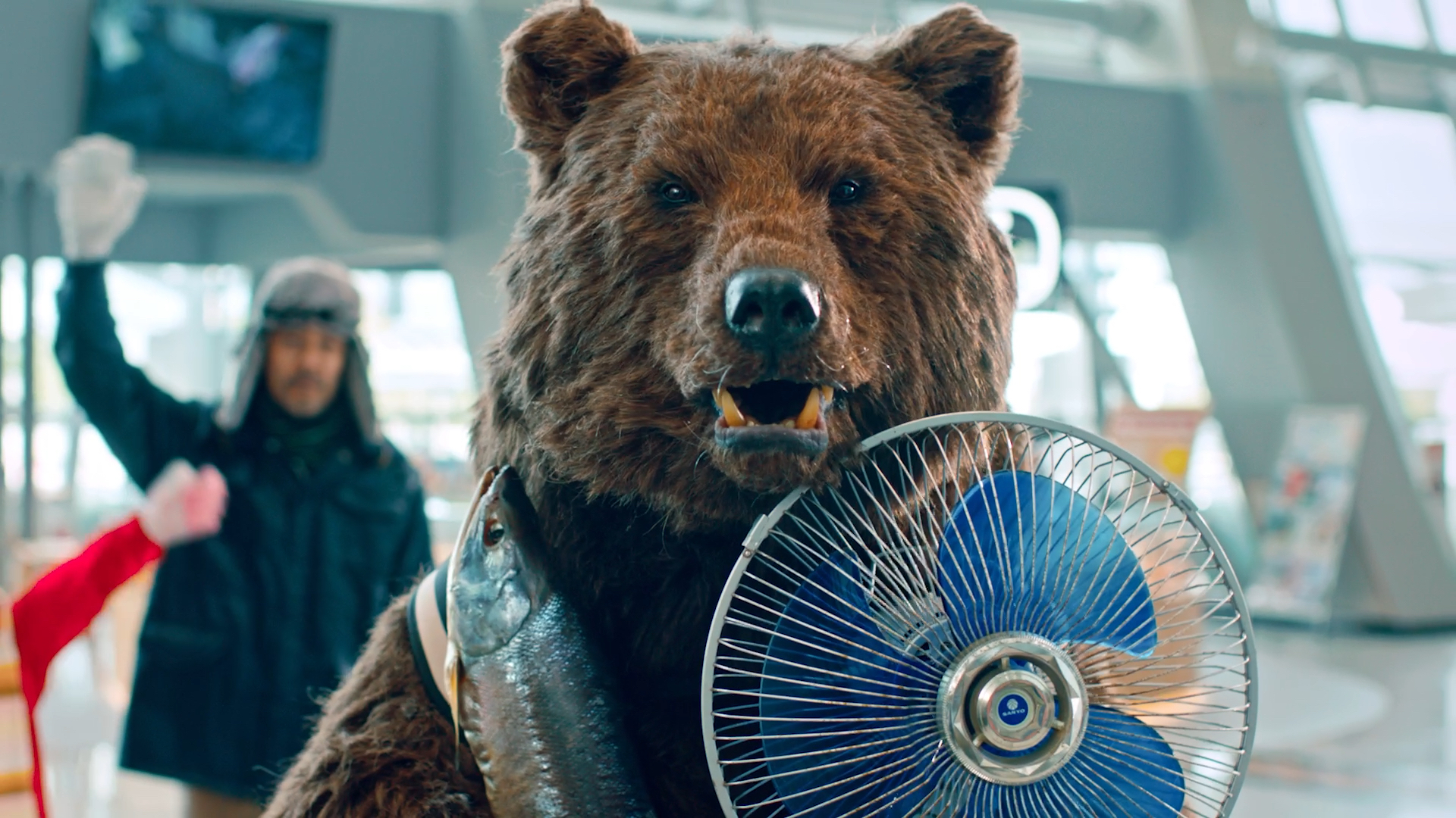 British Bear セットアップ Bear Suit Rental for “with Home” TV commercial | Zeppet